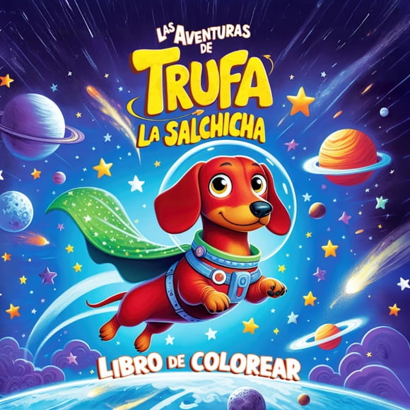 Libro para colorear Trufa la Salchicha Adventures 40 dibujos