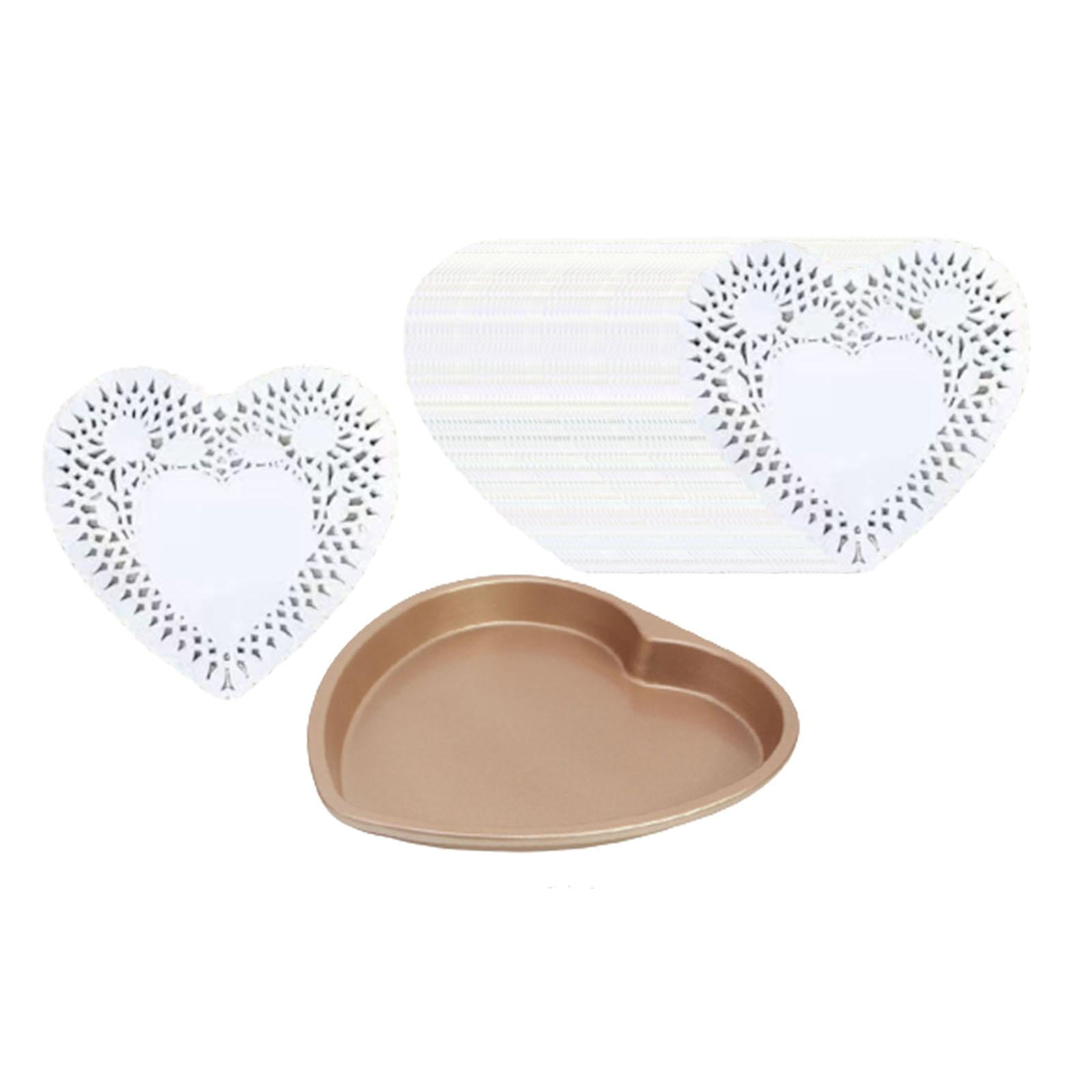 Magideal - Bandeja Para Pizza Con Forma De Corazón, Revestimiento De Superficie, Plato Diy, Regalos Del Día De San Valentín, Bandeja Para Pizza, Utensilios Para