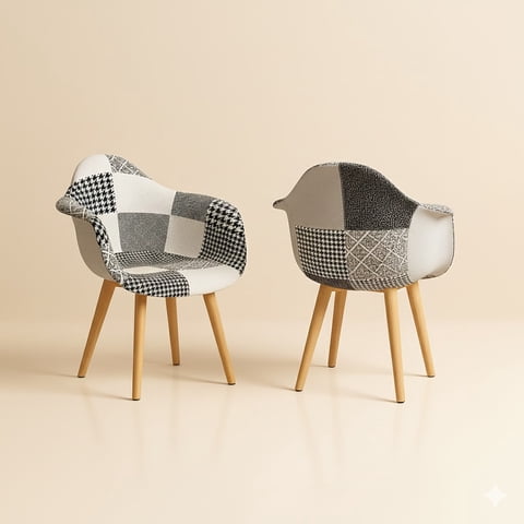 Oh! Mi Hogar ® - Pack De 2 Butacas Patchwork Tulip