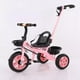 thumbnail image 3 of Triciclo Coche Infantil Con Toldo 5 en 1 Con Mango Direccional Rosado, 3 of 7