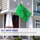 thumbnail image 2 of Bandera Anley Fly Breeze de poliéster, 90 x 150 cm, color verde liso, 2 of 6