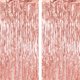 thumbnail image 1 of Cortina de Flecos Metalizada BICAOGEE Rose Gold 1 m x 2 m, Pack de 2, 1 of 3
