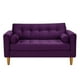 thumbnail image 1 of Sofa Retro 2C Felpa 04 Morado, 1 of 6