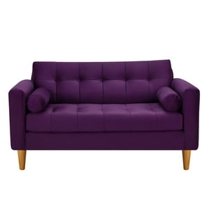Bodevir - Sofa Retro 2C Felpa 04 Morado