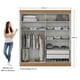 thumbnail image 3 of Closet Casablanca 2 Puertas Blanco MDF, 3 of 5