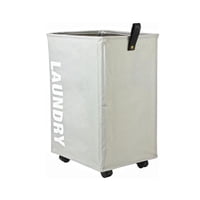 Click Ventas - Cesto Canasto Ropa Sucia Plegable Con Ruedas