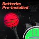 thumbnail image 3 of Baloncesto GlowCity que brilla en la oscuridad para Teen Boy Red, 3 of 9