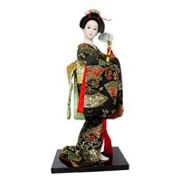 Magideal - Figura De Geisha Japonesa De 12 Pulgadas, Muñeca Kabuki Asiática, Decoración De Mesa Artesanal Coleccionable Para Decoración De Dormitorio, Versátil