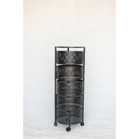 Topmarket - Organizador De Cocina Redondo 5 Niveles Con Ruedas