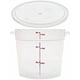 thumbnail image 1 of Contenedor de almacenamiento de alimentos Cambro Camwear 6L redondo con tapa, 1 of 1