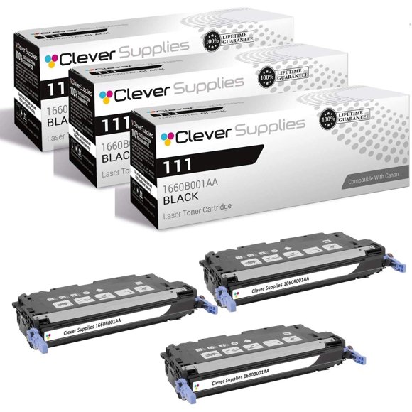 Cartucho de tóner negro Clever Supplies para Canon 111 – 6000 páginas