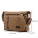 thumbnail image 1 of 1pc Men's Crossbody Messenger Bag Canvas Bag With Upgrade Thickened Canvas Material Messenger Bag Singel Shoulder Large Capacity Bag Large Capacity Multi-Pocket, 1 of 5