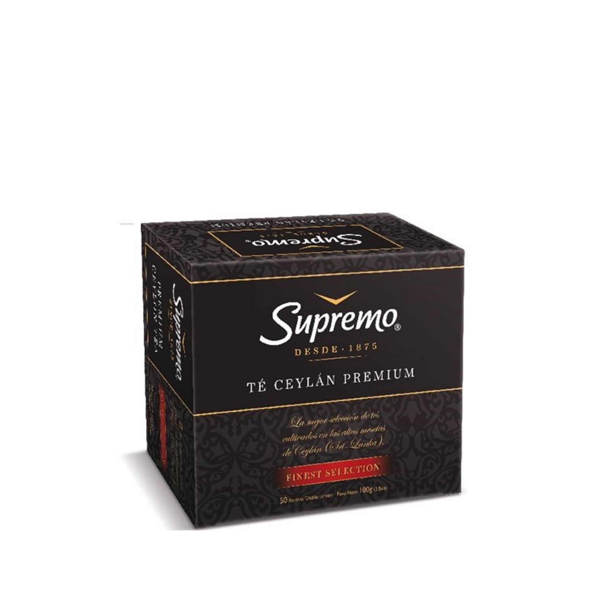 Té Ceylán Premium Caja 50 un Supremo