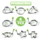 thumbnail image 2 of Set de 8 Aros para Huevos Slomg de Acero Inoxidable Antiadherente, 2 of 7