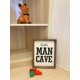 thumbnail image 3 of Letrero de madera para pared "cuevita del pequeño hombre" para habitación de niño pequeño - arte de pared estilo granja moderno, 3 of 6