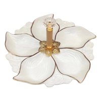 Genérico - Bandeja Servir Decorativa Diseño Floral Elegancia Jhn