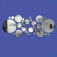 thumbnail image 4 of 24/26pcs, 3D Acrylic Mirror Wall Sticker, Round Mirror, DIY TV Background Room Sticker Wall Decoration, Bedroom Bathroom Wall Decoration, Home Decor, 4 of 4