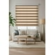 thumbnail image 2 of Cortina Roller Duo Zebra Dia y Noche 060X160 marron claro 060X160, 2 of 6