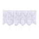 thumbnail image 1 of Cenefa de cortina para ventana, aislante térmico, oscurecedor, con bolsillo para varilla, para habitación infantil, dormitorio, estilo rústico, baño. W blancas, 1 of 5