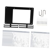 Magideal - Estante De Exhibición De Medallas, Colgador De Exhibición De Medallas, Estante De Almacenamiento De Etiquetas De Números Portátil Resistente, Soporte