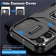 thumbnail image 2 of Funda Armada para iPhone 16 con Tapa Deslizante y Soporte Magnético Giratorio Negro, 2 of 5