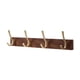 thumbnail image 5 of Ganchos De Madera Para Abrigos, Ganchos Resistentes Para Montar En La Pared, Para Pared O Puerta, Vestíbulo, Cocina, Marrón Oscuro, 5 of 5