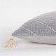 thumbnail image 2 of Almohada Rizzy Home Diamond rellena de plumón 45x45 cm con funda de algodón, 2 of 5