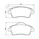 thumbnail image 1 of Pastillas Freno para auto ALLIED NIPPON ADB02855, 1 of 2
