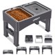 thumbnail image 1 of Comedero UPSKY 3 en 1 ajustable y elevado con alimentación lenta, 1 of 7