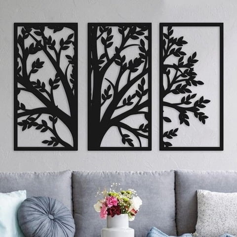 Genérico - Cuadro Decorativo Árbol De La Vida Artesanal