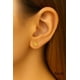 thumbnail image 3 of Aros Manzana Facetada 5mm Oro 18k 0.90gr Regalo Mujer Niña Dorado, 3 of 4
