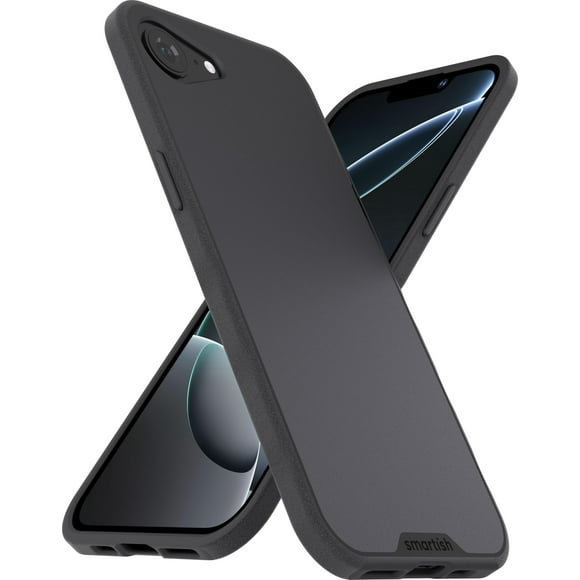 Funda para teléfono Smartish® iPhone 16e MagSafe Gripmunk Black