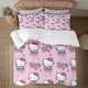 thumbnail image 1 of Hello Kitty 3-Piece Bedding Set For Kids Boys Girls Adult Cartoon Warm Cute Fashion Holiday Present Gift Bed Sheets, 1 of 5