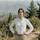 thumbnail image 1 of Blusa Mujer Outdoor Jubae Ripstop  UV UPF+50 Transpirable Blanco, 1 of 8