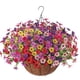 thumbnail image 3 of Cesta colgante de flores artificiales, adorno para colgar plantas, cadena, maceta, planta colgante falsa para jardín, patio, decoración del hogar A, 3 of 5