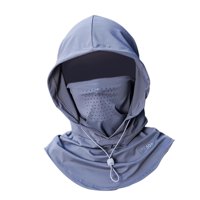 Ioensy - Pasamontañas De Verano Para Ciclismo, Capucha Protectora Solar, Sombrero Para Acampar, Montar En Motocicleta, Gris Oscuro