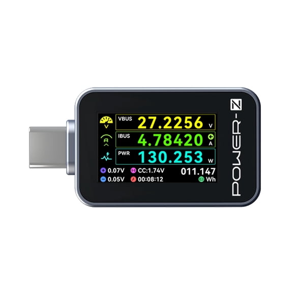 Comprobador USB C ChargerLab Power-Z C240 portátil de 240 W PD3.1