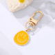 thumbnail image 1 of Gorgeous Golden Irregular Expression Keychain - Alloy Enamel Painted Happy Face Key Ring Bag Pendant Accessories, 1 of 5