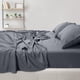 thumbnail image 4 of Juego de sábanas Utopia Bedding King de microfibra cepillada, color gris, 4 of 6