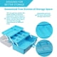 thumbnail image 4 of Caja organizadora TERGOO de tres capas con 2 bandejas, color azul, 4 of 6