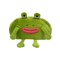 Bothyi - Estuche Para Lápices De Felpa, Bolso De Papelería Con Forma De Rana De Felpa Para Niños Y Niñas