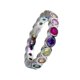 thumbnail image 2 of Anillo de Compromiso para Mujer de Plata Esterlina 925 100% con Diamantes de Alto Carbono, Gema, Banda de Boda, Joyería Fina, 2 of 8