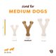 thumbnail image 5 of Juguete de Masticar Benebone Wishbone de Venado para Perros Medianos, 5 of 6