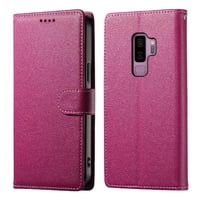 Funda Para Foxdock Samsung Galaxy S9 Plus– Cuero Premium, 3 Ranuras Para Tarjetas, Protección Contra Impactos