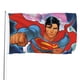 thumbnail image 1 of Superman Bandera impresa con temática, regalo perfecto para fanáticos, amigos y familiares, y adecuada para actividades al aire libre e interiores, decoraciones de fiesta. 90 cm × 150 cm., 1 of 6