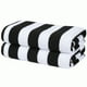 thumbnail image 1 of Set De 2 Toalla De Playa Algodon 150x75 Cm Xl Viaje Grande Rayada Az Negro, 1 of 9