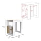 thumbnail image 3 of Isla de Cocina Stirling 1 Puerta Blanco - Macadamia, 3 of 7