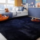 thumbnail image 1 of Alfombra PAGISOFE, azul marino, 122 x 183 cm, mullida y antideslizante, 1 of 8