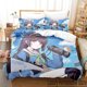thumbnail image 1 of Anime Game Blue Archive Bedding Set,Duvet Cover Comforter Bed Set Quilt Cover Pillowcase, Boys Girls Adults Bed Sheets, 1 of 5