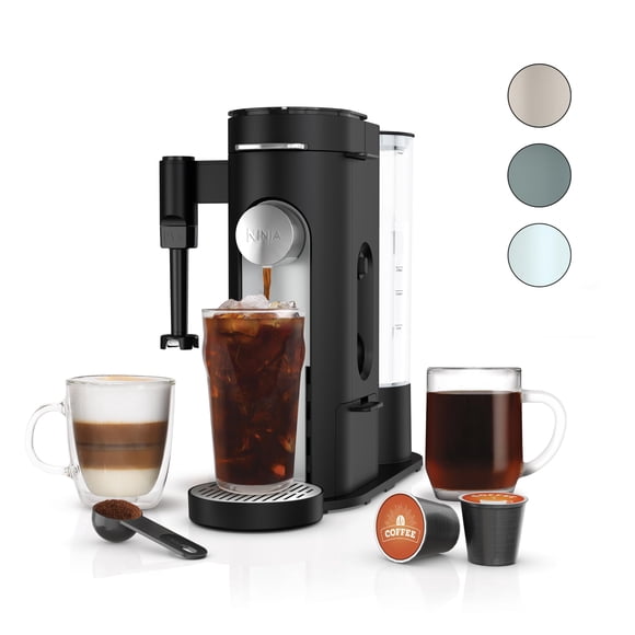 Cafetera Ninja Pod & Grounds con espumador de leche de 1,65 litros
